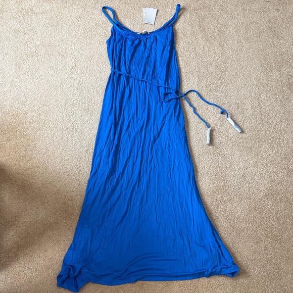 Boden Dresses & Skirts - Boden Cobalt Blue Maxi Dress 12L 12 long NWT tassels